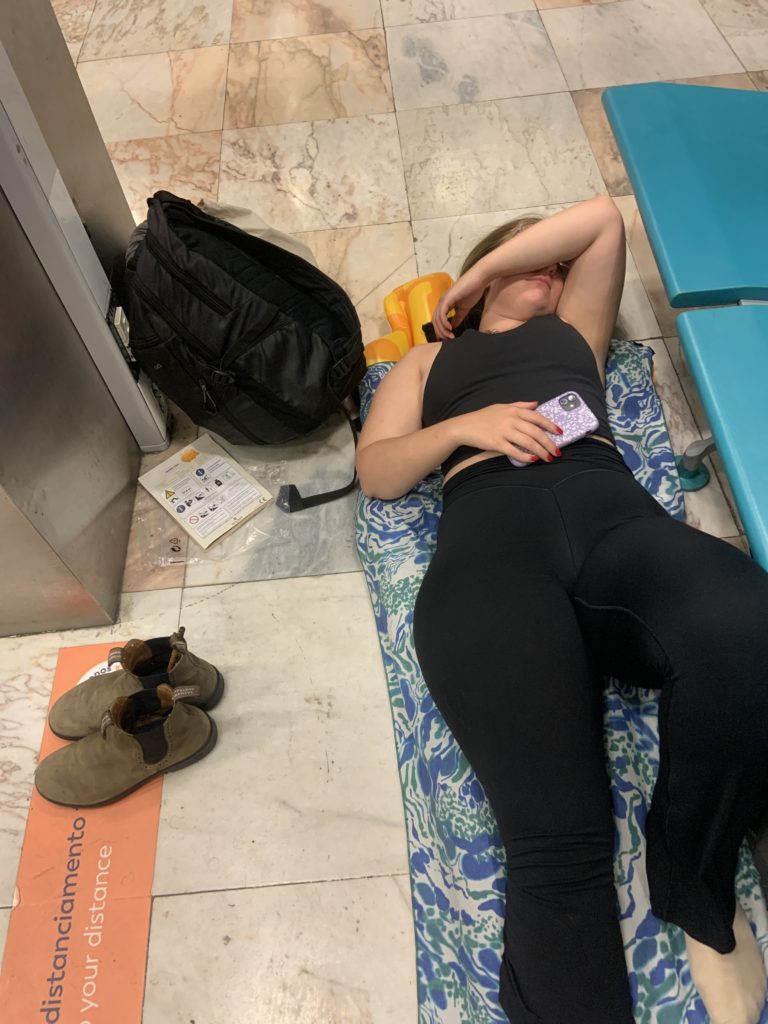 Lisbon Airport sleeper