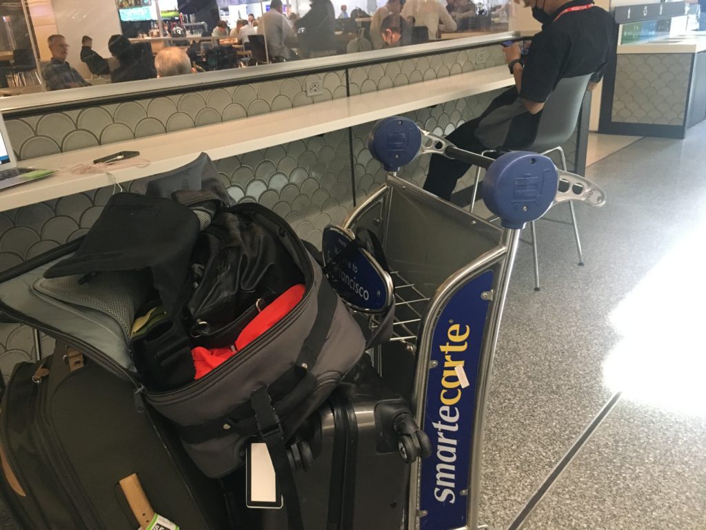 San Francisco airport luggage cart