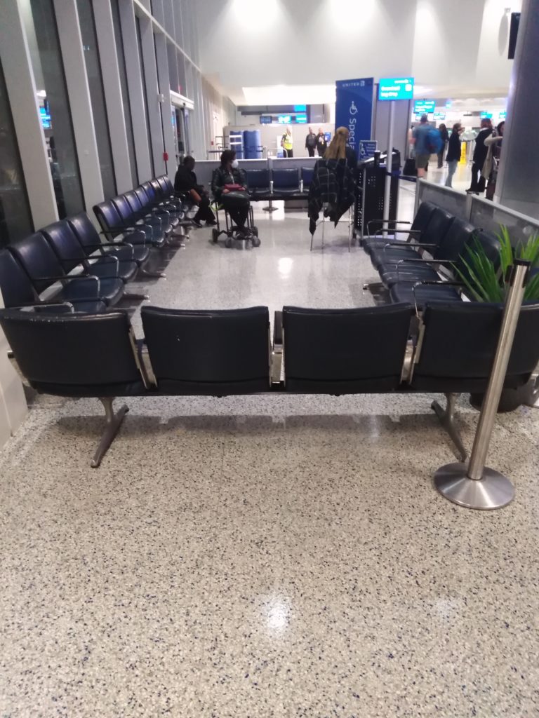 Houston Airport seats