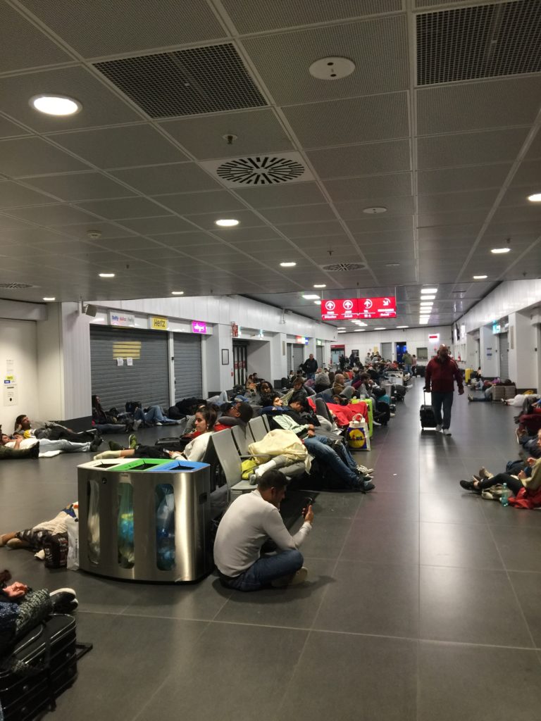 Bergamo Airport sleepers