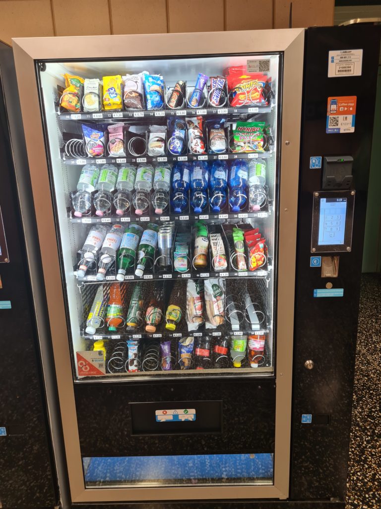 Milan Malpensa Airport vending machine