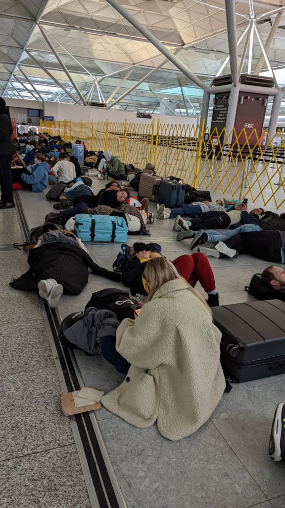 London Stansted Airport sleepers