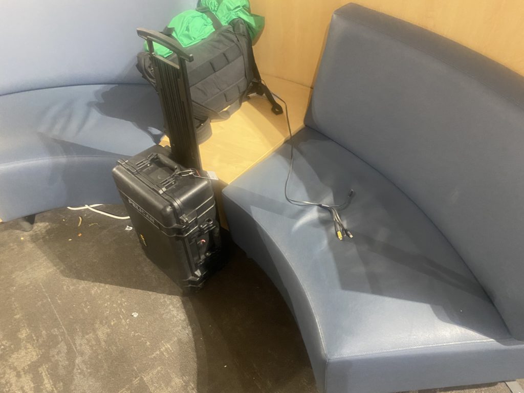 sleeping in Seattle airport