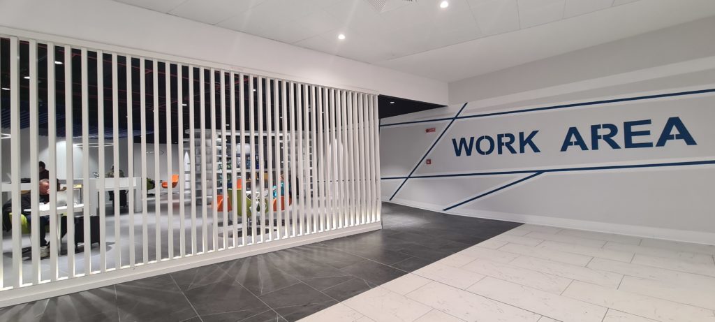 Rome Fiumicino Airport work area