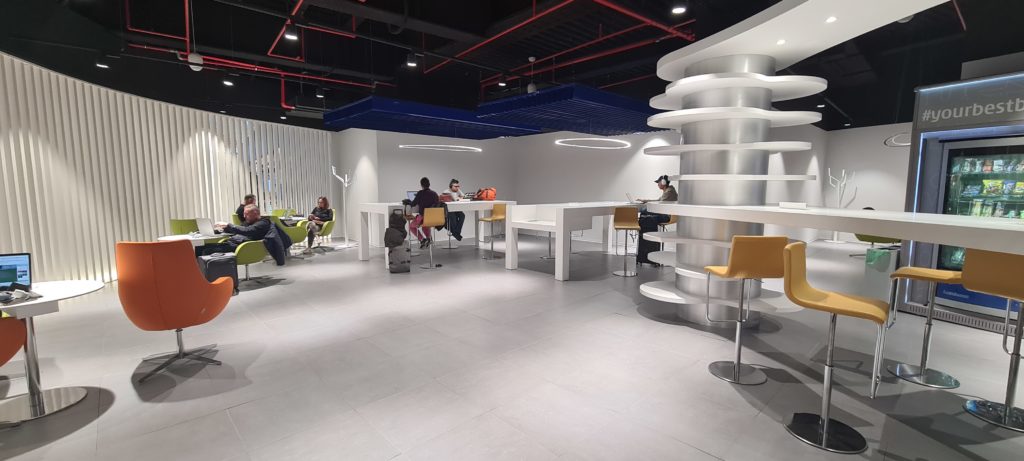 Rome Fiumicino Airport work area