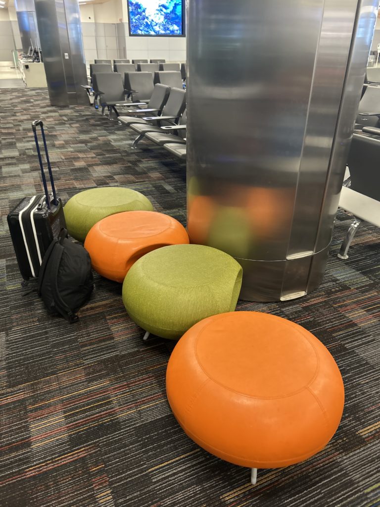 Los Angeles Airport seating