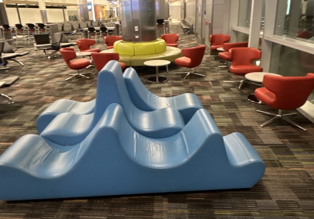 Los Angeles Airport seating