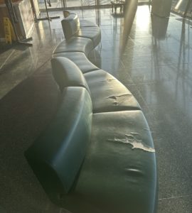 sleeping in las vegas airport