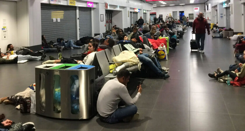 Bergamo Airport sleepers