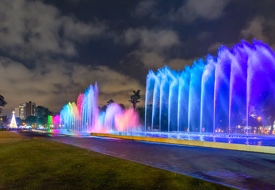 Circuito Mágico del Agua in Lima layover sightseeing
