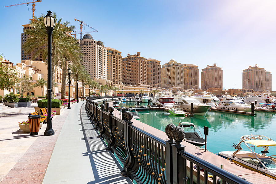 Doha Marina sightseeing