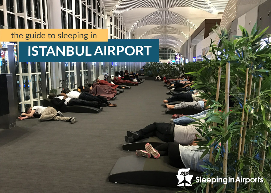 sleeping in Istanbul Airport