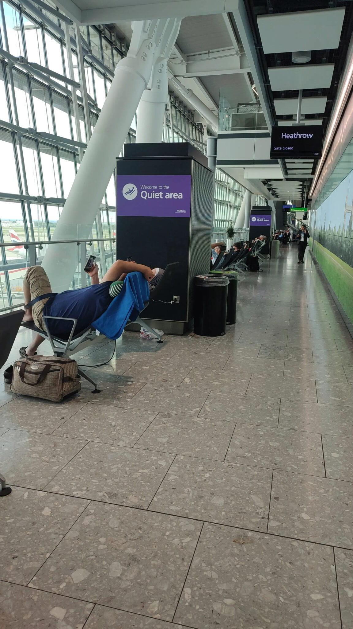 Sleeping in London Heathrow Airport Sleeping in Airports