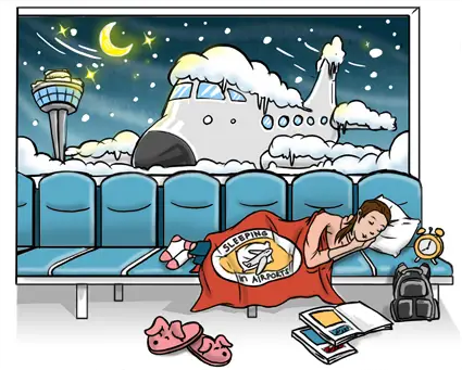 Sleeping in Airports