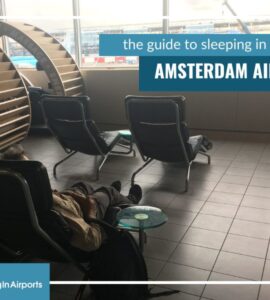 sleeping in amsterdam airport