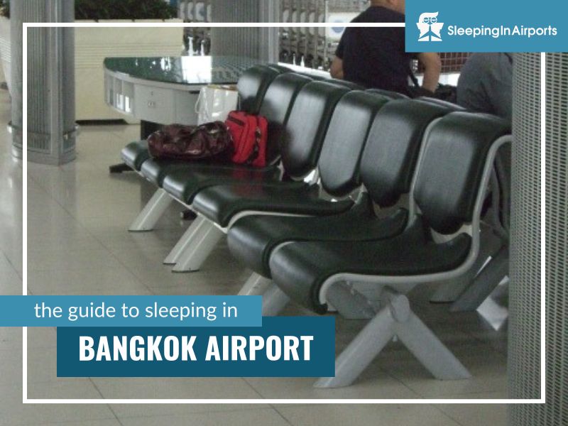 sleeping in bangkok airport