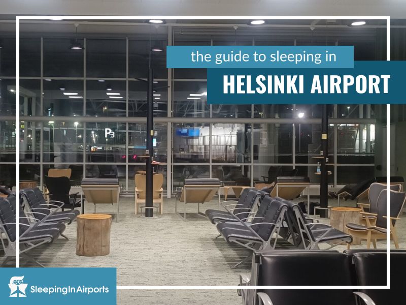 sleeping in helsinki airport
