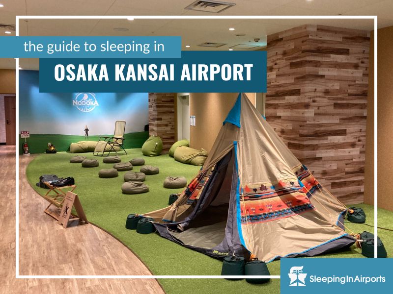 sleeping in osaka kansai airport