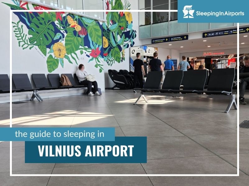 sleeping in vilnius airport