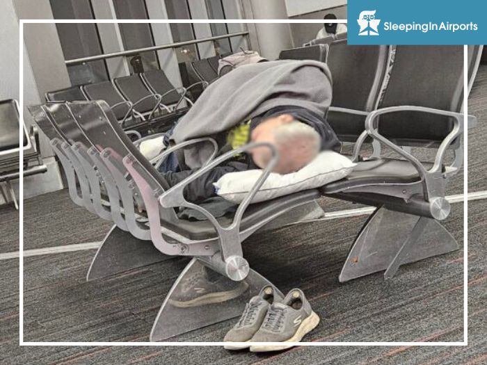 sleeping in miami airport